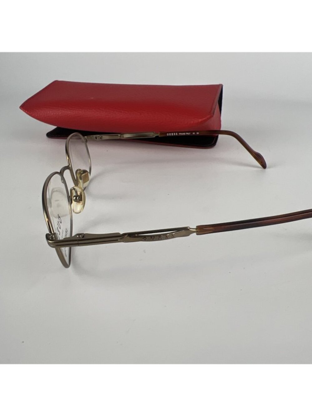 Guess GU4064 Eyeglasses Frames Gold Italy Authentic with Case - Picture 4 of 7